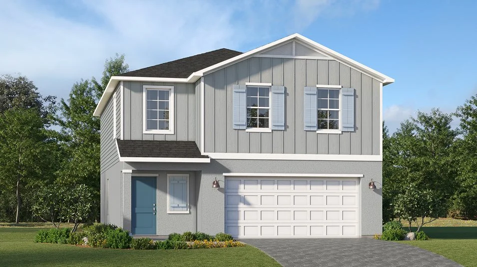 Columbus model home by Sabal Glen