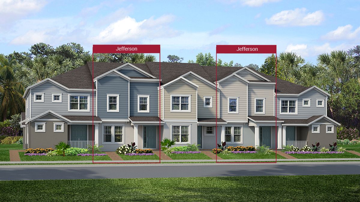 Jefferson model home by Park Square Homes